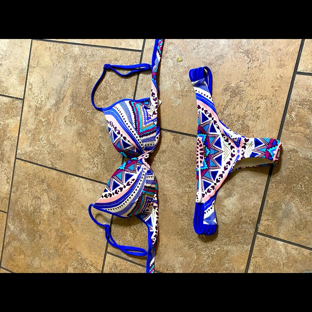 Body Glove thong push up bra bikini